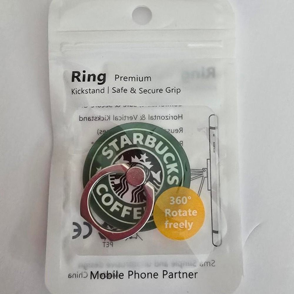 Green Logo Starbucks Coffee Ring Stand